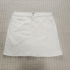 Jcrew: white mini skirt: Size 10